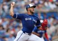 José Berrios de Blue Jays oferta para ejecutar lanzamientos contra nacionales