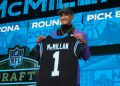 Fans de los Cowboys en ruinas como el draft de los Panthers Tet McMillan con la selección No. 8