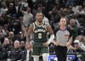 La estrella de los Bucks, G Damian Lillard, lesiona la pierna izquierda, fuera vs. Pacers en el Juego 4