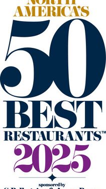 Los 50 mejores restaurantes de América del Norte revelan 2025 premios y sillas de academia