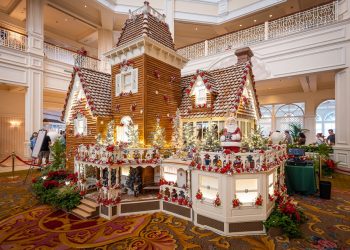 No hay casa de pan de jengibre en Grand Floridian para la Navidad 2025 en Disney World