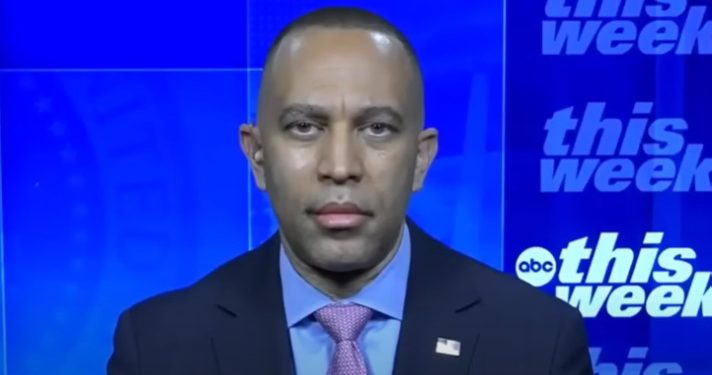 El líder de la Cámara de Representantes de Demócrata, Hakeem Jeffries, disgusta abiertamente la estrategia del vicepresidente de DNC David Hogg (Video) | El experto de la puerta de entrada