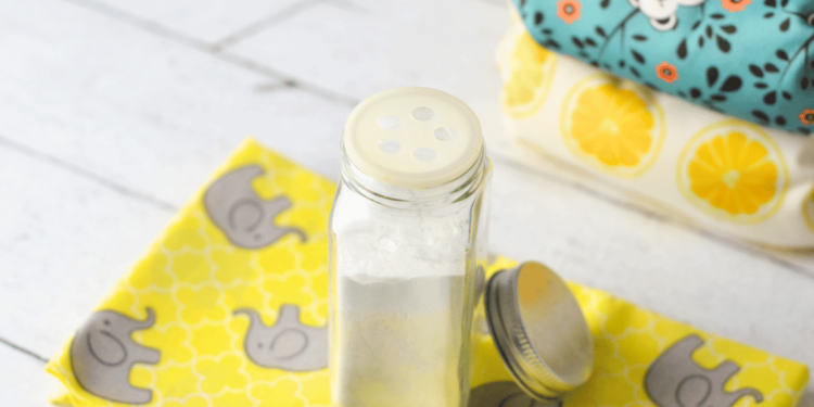 Polvo de bebé casero natural