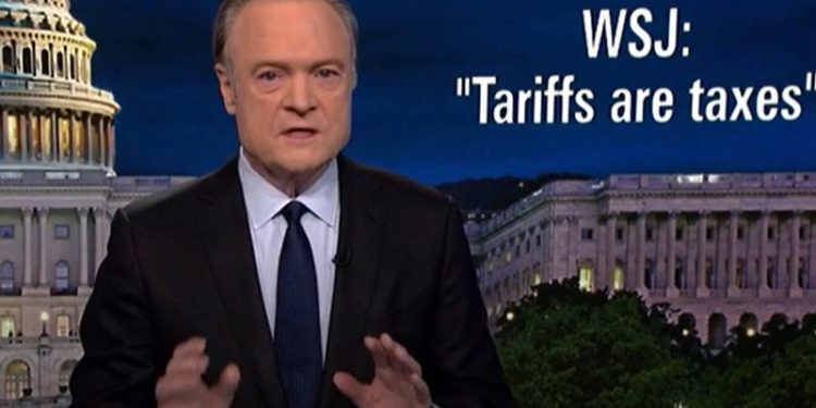 Lawrence O'Donnell llama a Trump por el mayor aumento de impuestos en tiempos de paz en la historia