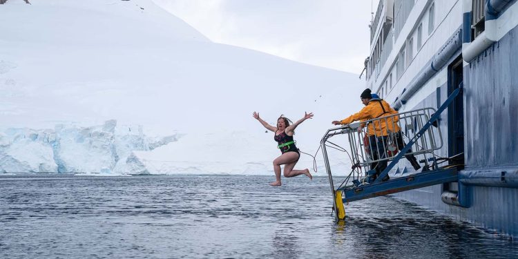 La caída polar en la Antártida