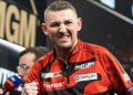 Darts de la Premier League: Nathan Aspinall recoge la primera victoria en la Premier League cuando Gerwyn Price golpea la sensacional de nueve y el de-Darter | Noticias de Darts
