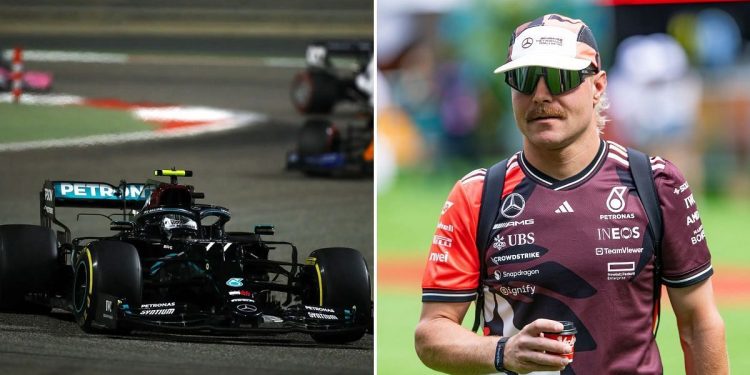 Valtteri Bottas comparte un mensaje de 4 palabras después de conducir el icónico campeonato de Mercedes ganando W11 nuevamente