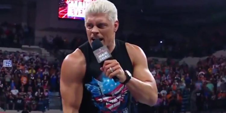 El aliado de 39 años de Cody Rhodes usa su chaqueta después de que el evento principal del sábado por la noche de la WWE salga del aire