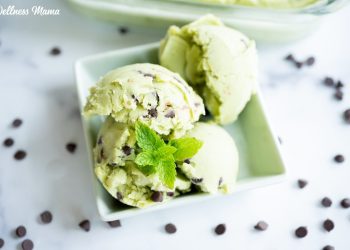 Receta casera de helado de chispas de chocolate menta (lácteos y paleo)