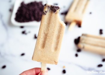 Paletas de café con chispas de chocolate