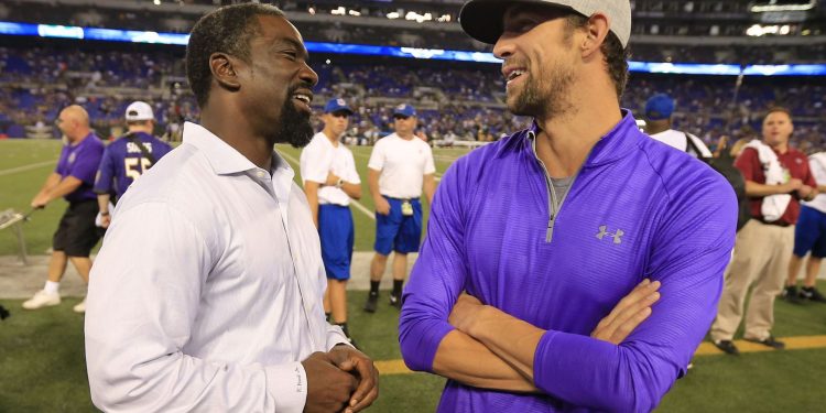 Michael Phelps se fue asombrado por el genio estratégico de la leyenda de la NFL Ed Reed