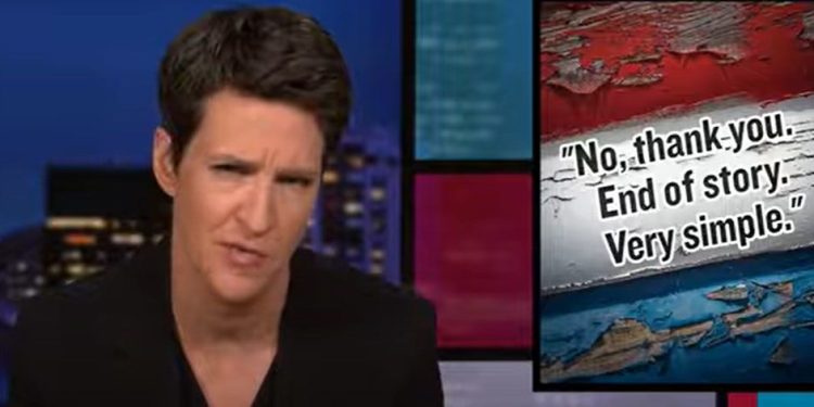 Rachel Maddow golpea la cleptocracia de Trump