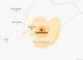 Mapa: 6.3 Magnitude El terremoto golpea a Colombia