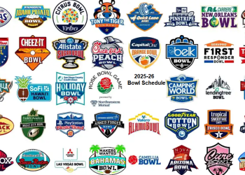 2025-26 Horario de fútbol americano universitario liberado; Imprimible, TV y transmisiones