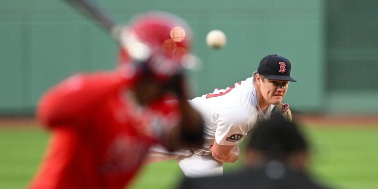 Medias Rojas RHP Richard Fitts tiene una segunda oportunidad contra los ángeles