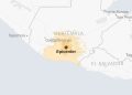 Mapa: 5.7 Magnitude El terremoto golpea a Guatemala