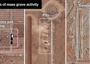 Cómo el régimen de Assad enterró a sus víctimas en una tumba de misa en Siria