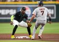 Los D-Backs terminan el patín de 4 juegos con un rally tardío contra los gigantes