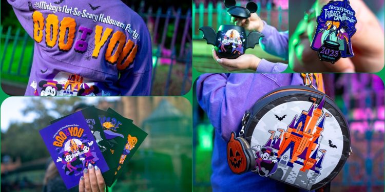 Nuevo entretenimiento y mercancía para la fiesta de Halloween no tan aterrador de 2025 Mickey