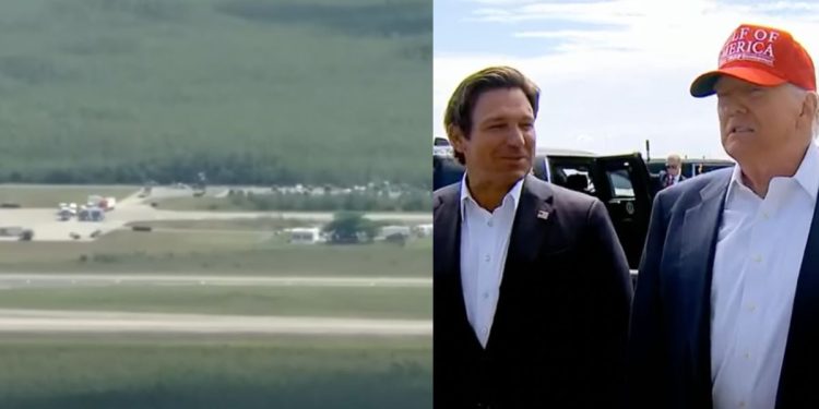 Trump, DeSantis para presentar un centro de detención de 'Alligator Alcatraz'