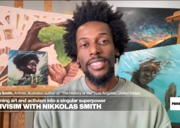 El artista Nikkolas Smith tiene como objetivo 'inspirar a las personas a hacer un cambio positivo en el mundo'