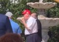 Trump pasó el fin de semana jugando al golf y comiendo helado cuando los niños murieron en la inundación de Texas