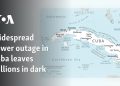 El corte de potencia generalizado en Cuba deja a millones en la oscuridad