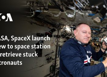 NASA, SpaceX Lanzando equipo de la estación espacial para recuperar astronautas atascadas