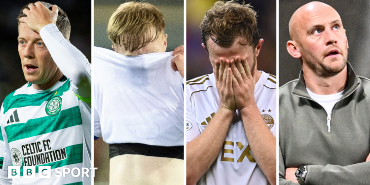 La semana en que el fútbol escocés tuvo su corazón roto cuatro veces