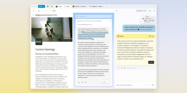 La compañía de navegadores lanza una suscripción mensual de $ 20 para su navegador con AI