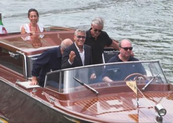 George Clooney, Cate Blanchett y Tilda Swinton en Venecia para el Mostra