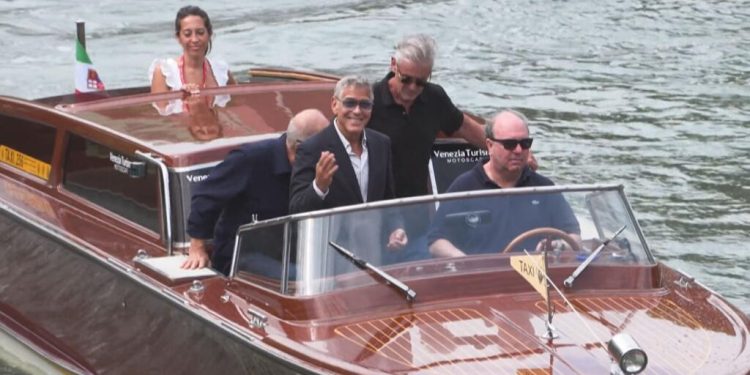 George Clooney, Cate Blanchett y Tilda Swinton en Venecia para el Mostra