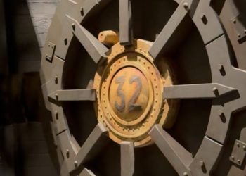 Visenciales dentro de la bóveda 'Fallout' en las noches de terror de Halloween de Universal Studios Hollywood