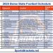 2025 Boise State Football Football; Imprimible, enfrentamientos y televisión