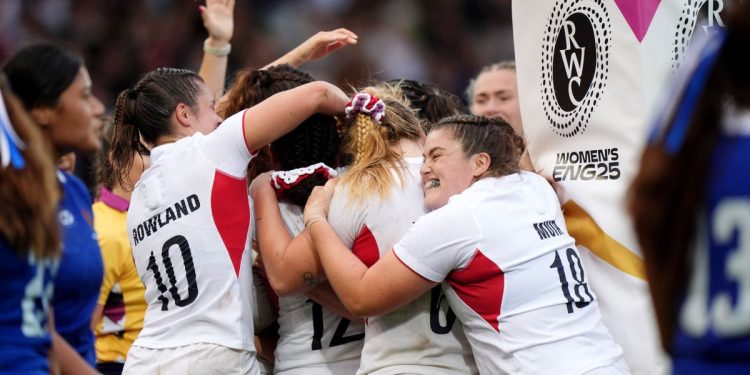 Inglaterra corre en 14 intentos en récord de rugby rugby Rout of Samoa