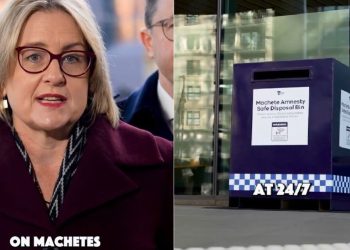 No puedo inventar esto … Aussie Premier Jacinta Allan establece 'Machete Drop Boxes' para que los lugareños eliminen sus espadas prohibidas | El experto de la puerta de entrada