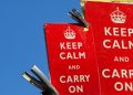 Cómo mantener la calma y continuar se convirtió en un fenómeno divisivo del siglo XXI