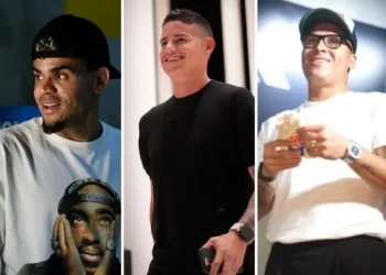 Díaz, James y Quintero, Figuras de Colombia, SE Informaron a la Concentración en Barranquilla