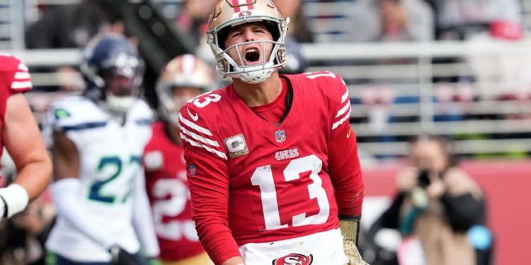 QB Brock Purdy (Toe) para comenzar para 49ers contra Jaguars
