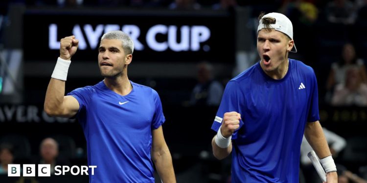 Laver Cup 2025: Carlos Alcaraz ayuda al equipo de Europa a hacer un inicio ganador sobre el mundo del equipo