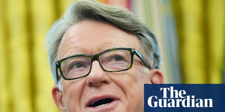 Peter Mandelson: Embajador cuyo estilo lo convirtió en un gran bateador en DC | Peter Mandelson