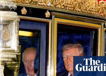 Starmer Banks con £ 150 mil millones de inversiones para aplicar a los críticos de la visita al estado de Trump | Donald Trump