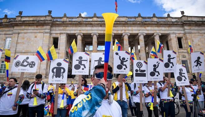 Deportistas Colombianos Protestaron por Reducción de Su Presupesto