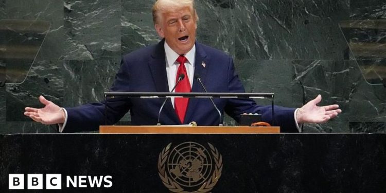 Trump critica las políticas migratorias y climáticas de los países en el discurso de la ONU