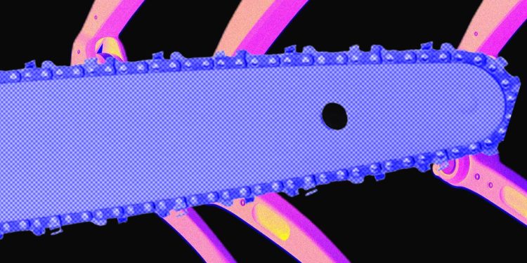 Este robot con AI sigue adelante incluso si lo atacas con una motosierra