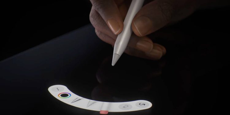 Apple Pencil Pro implementando en la tienda restaurada de Apple con un descuento