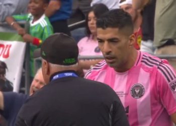 ¡Vergonzoso! Luis Suárez Escupe un rival en la final de la Copa de Labues Entre Inter Miami y Seattle Sounders (Video)