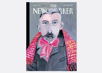 «Stéphane Mallarmé de Maira Kalman con chal»