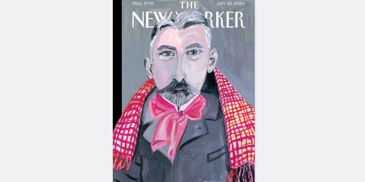 «Stéphane Mallarmé de Maira Kalman con chal»