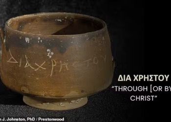 La referencia más antigua a jesús Podría Haber Sido Descubierta en Un Cáliz de 2000 Años de Antigüedad